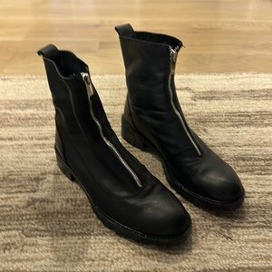 Zara Zip Up Combat Boots